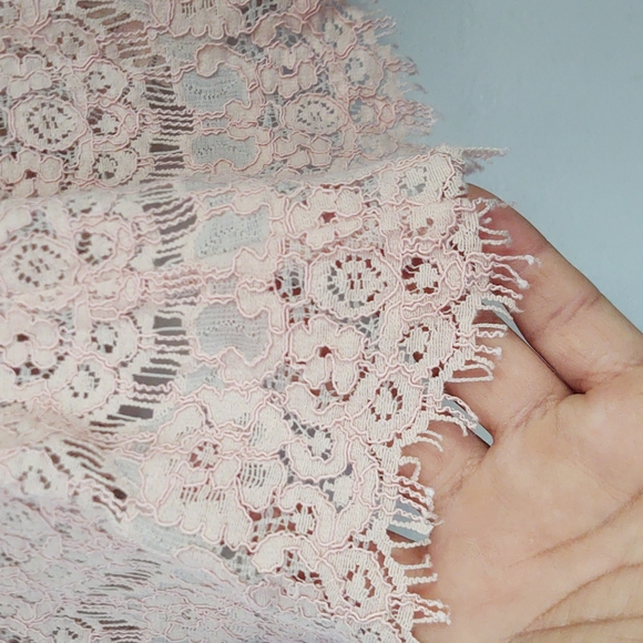 Love Fire Blush and Nude Lace Sleeveless Top sz S women's - Picture 8 of 14